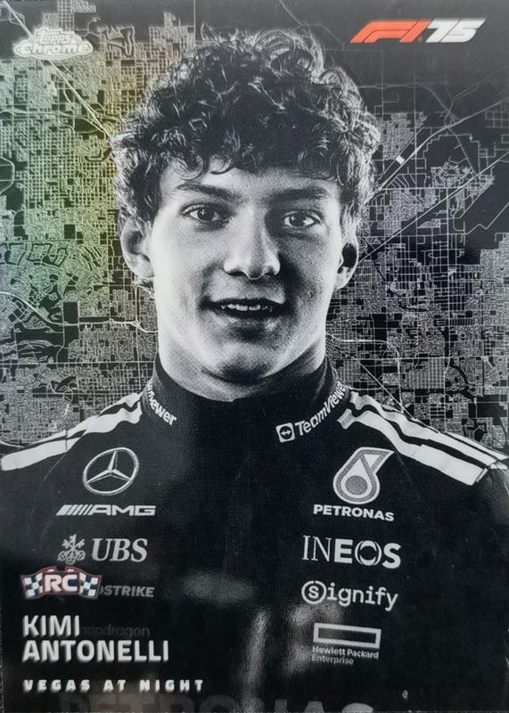2025 Topps Chrome Formula 1 #VGS-3 Vegas at Night /(SSP)