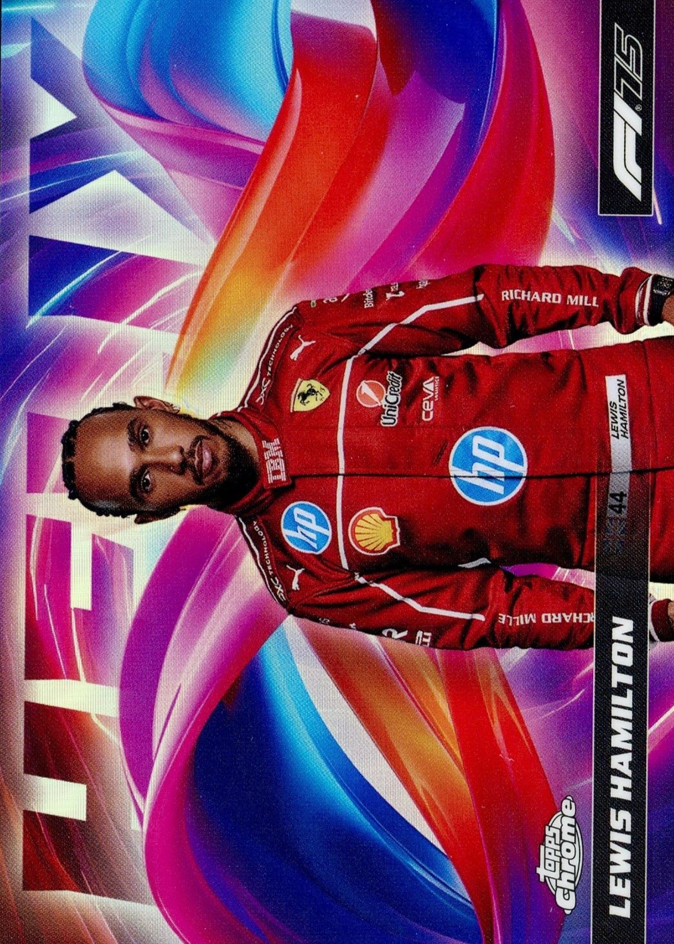 Lewis Hamilton 2025 Topps Chrome Formula 1 #HLX-4 Helix /(SSP