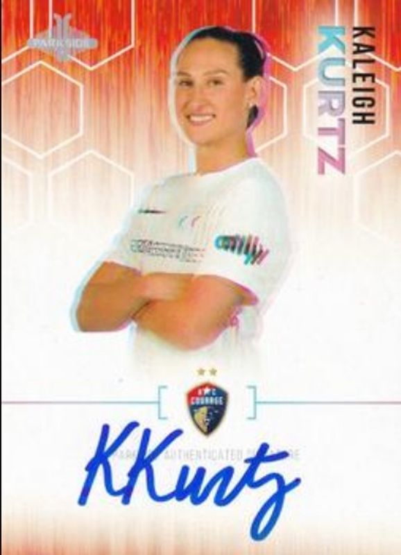 2023 Parkside NWSL Collection #SS-KK Signatures Series Red Hex /99
