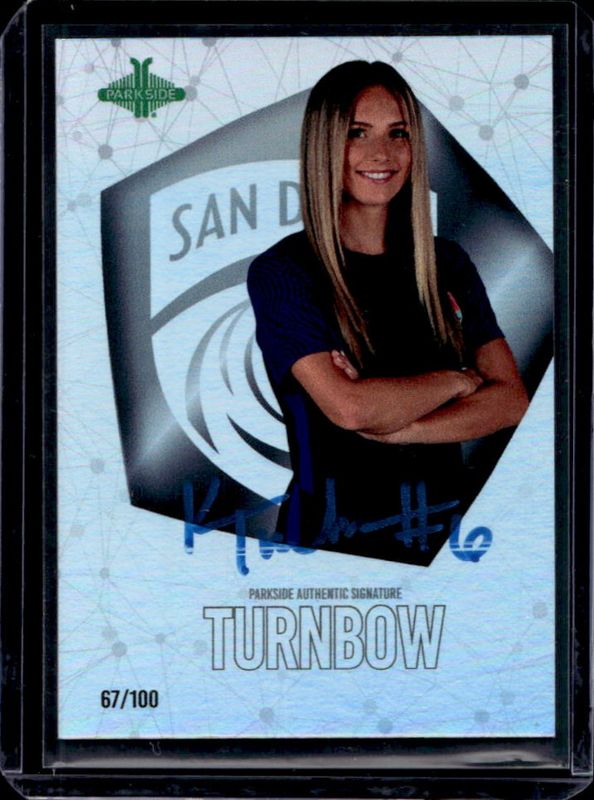 2022 Parkside NWSL Collection #SS-KT Signatures Series Autographs Foil /100