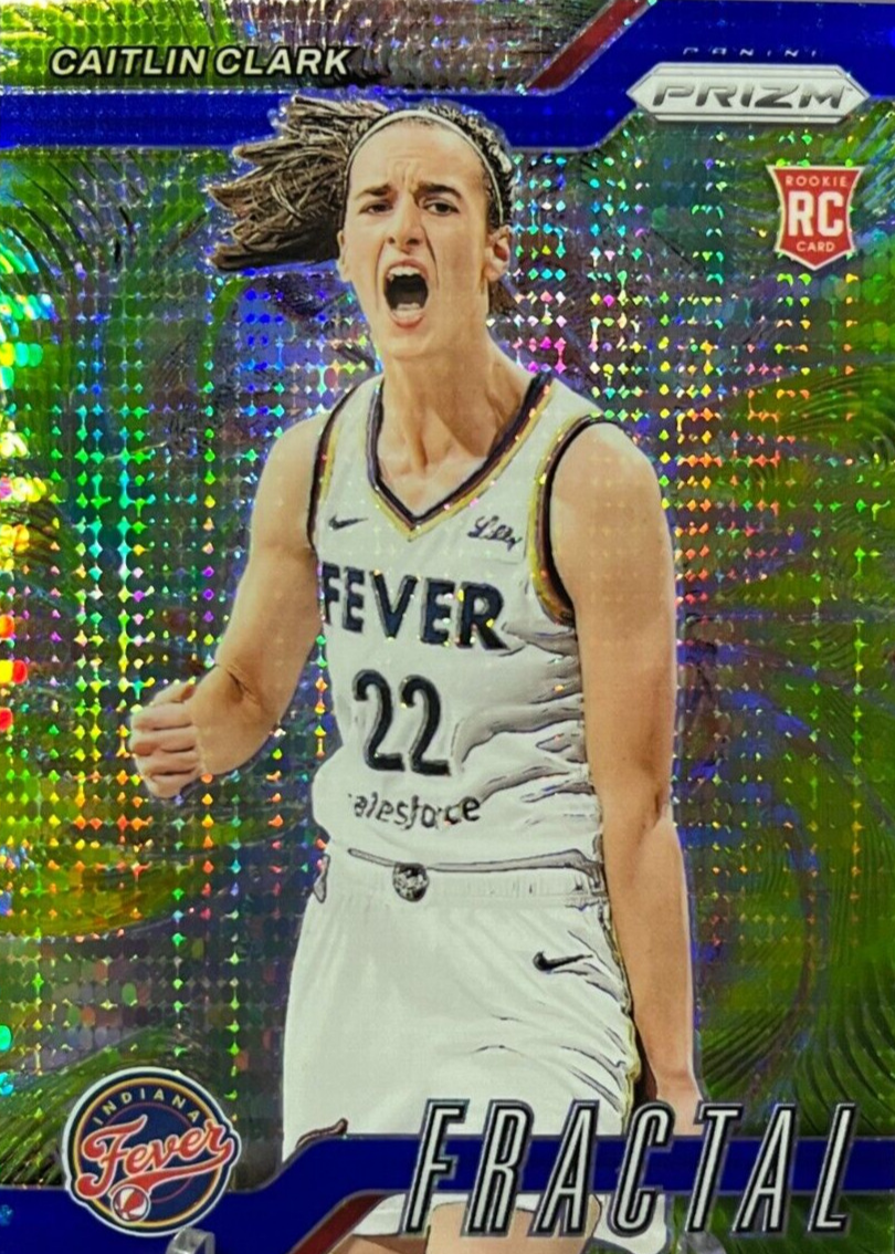 Caitlin Clark 2024 Prizm WNBA #1 Fractal - Blue Pulsar /199 Price