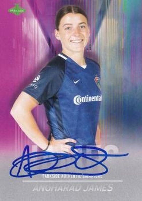 2021 Parkside NWSL Premier Edition #SS-AJ Autographs Blue Ink (Series Two)