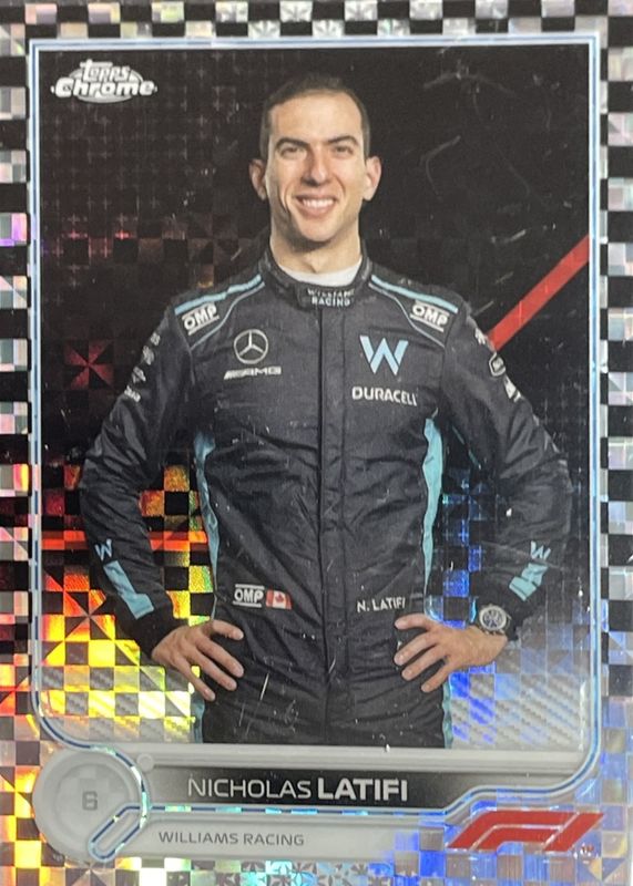 2022 Topps Chrome Formula 1 #51 Checker Flag Refractor