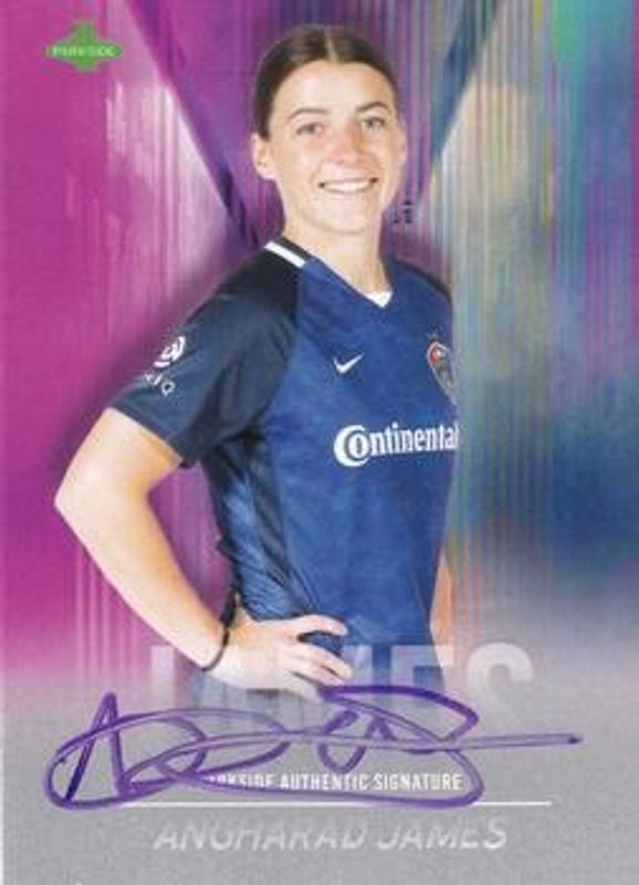2021 Parkside NWSL Premier Edition #SS-AJ Autographs Purple Ink (Series Two)