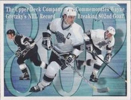 1994 Parkhurst Wayne Gretzky 802 Box Bottom