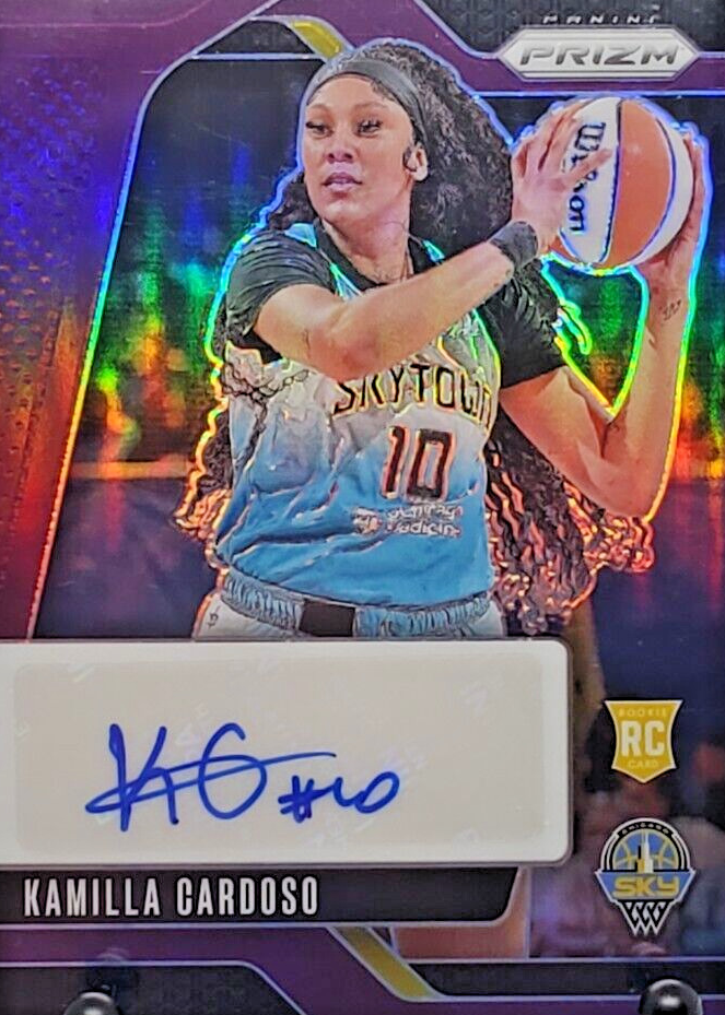 Kamilla Cardoso 2024 Prizm WNBA #SG-KC Signatures - Purple /49 Price ...