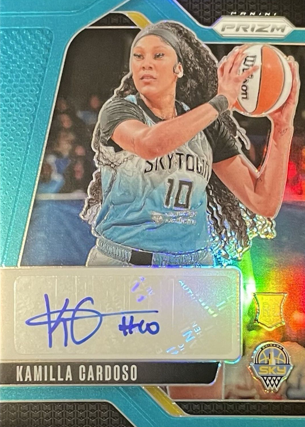 Kamilla Cardoso 2024 Prizm WNBA #SG-KC Signatures - Teal /35 Price ...