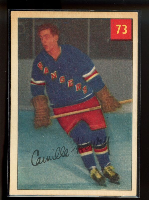 1954 Parkhurst #73 Lucky Premium Card