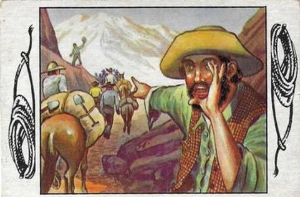 1956 Parkhurst Frontier Days V339-5 #73 Base