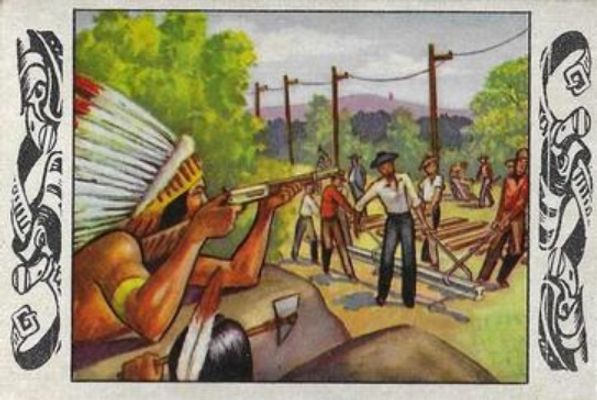 1956 Parkhurst Frontier Days V339-5 #17 Base