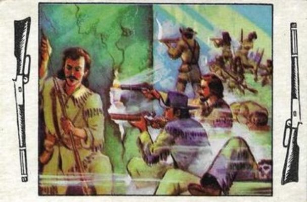 1956 Parkhurst Frontier Days V339-5 #50 Base