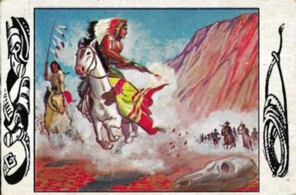 1956 Parkhurst Frontier Days V339-5 #76 Base