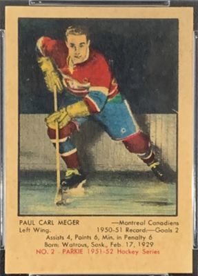 1951 Parkhurst #2 Base