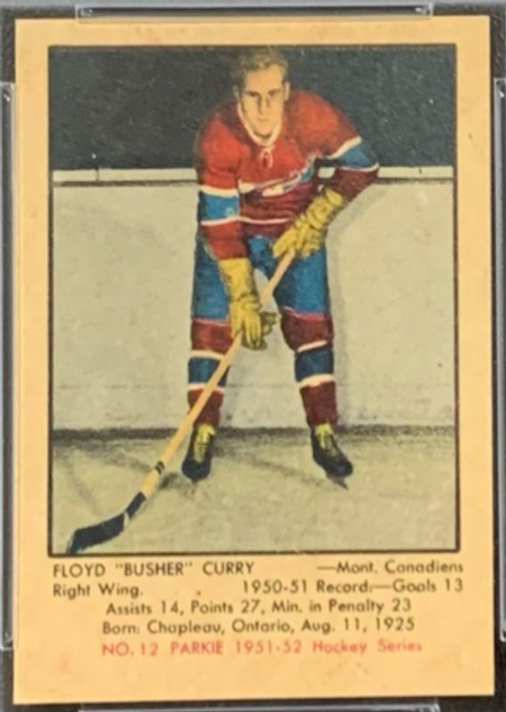 1951 Parkhurst #12 Base