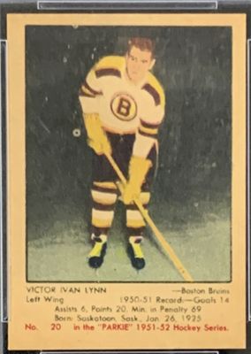 1951 Parkhurst #20 Base