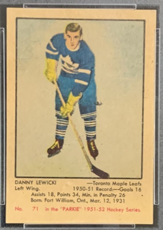 1951 Parkhurst #71 Base