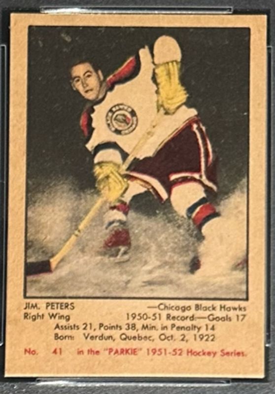 1951 Parkhurst #41 Base