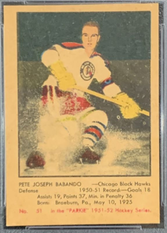 1951 Parkhurst #51 Base