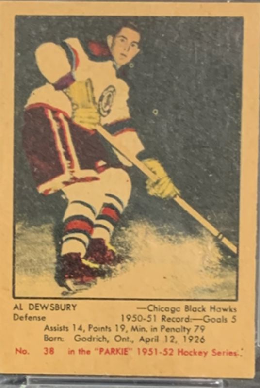 1951 Parkhurst #38 Base