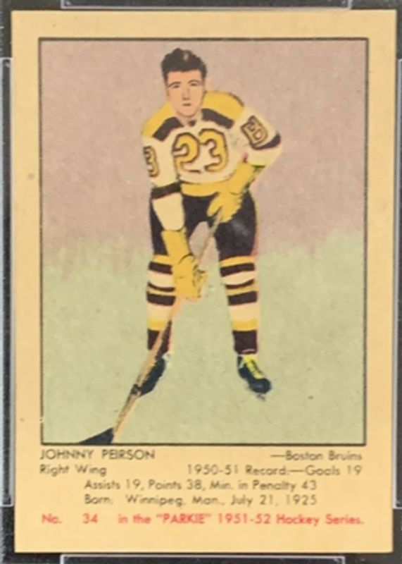 1951 Parkhurst #34 Base