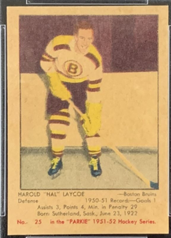 1951 Parkhurst #25 Base