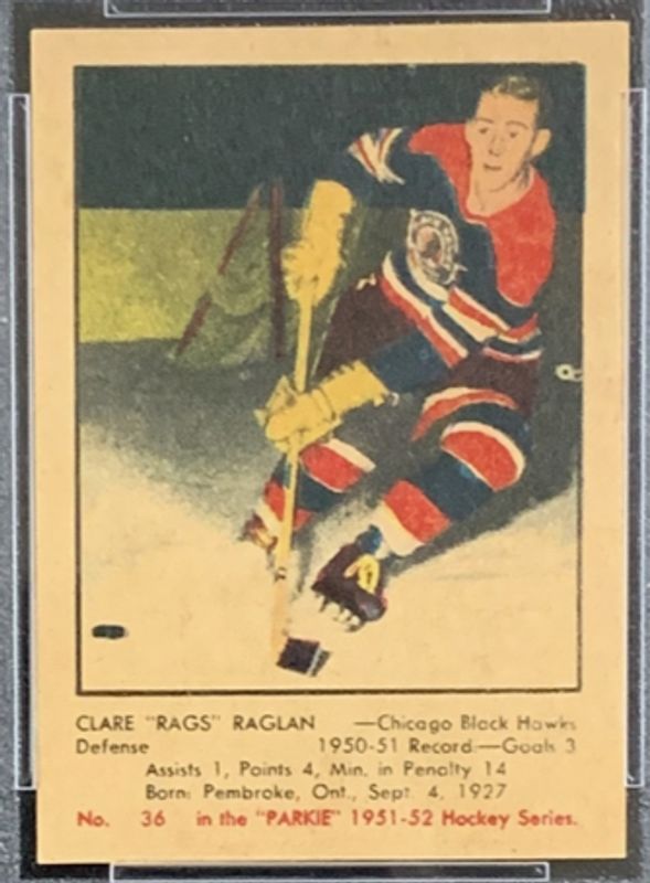 1951 Parkhurst #36 Base