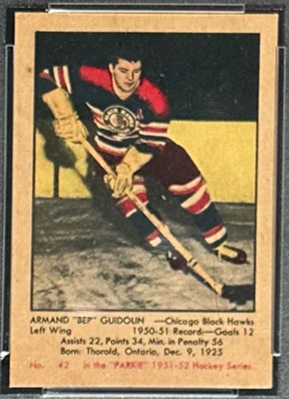 1951 Parkhurst #42 Base