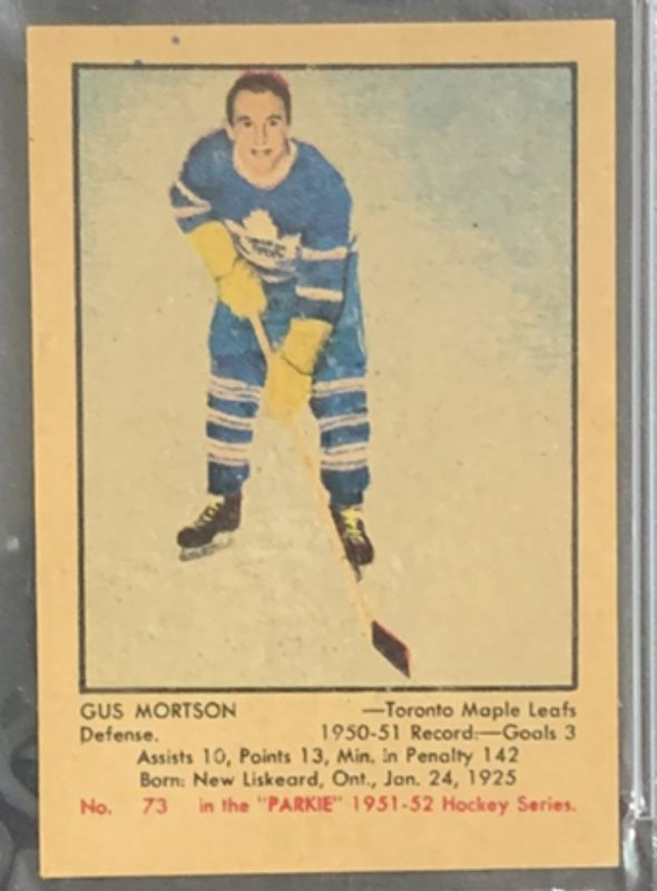 1951 Parkhurst #73 Base