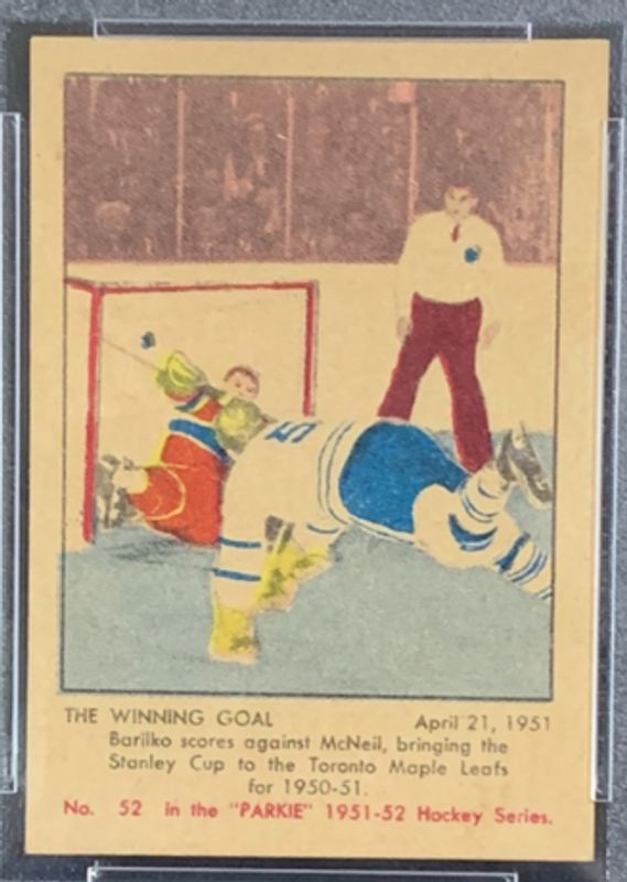 1951 Parkhurst #52 Base