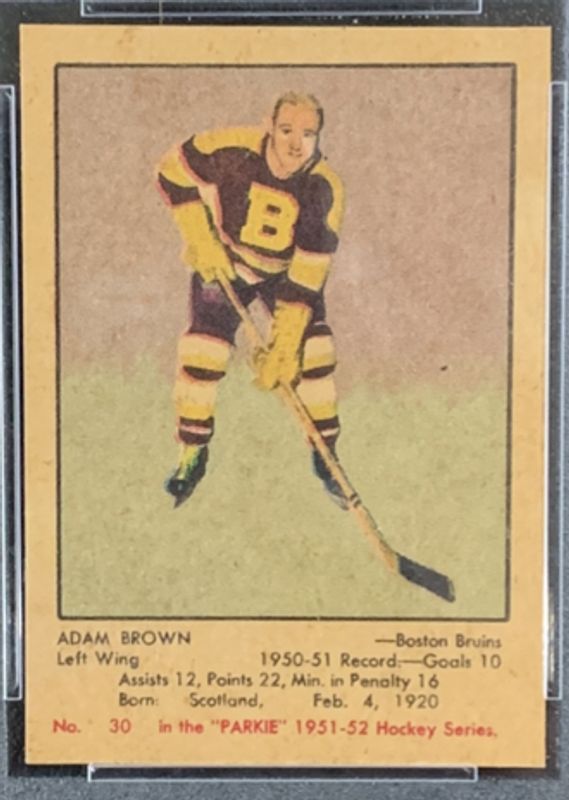 1951 Parkhurst #30 Base