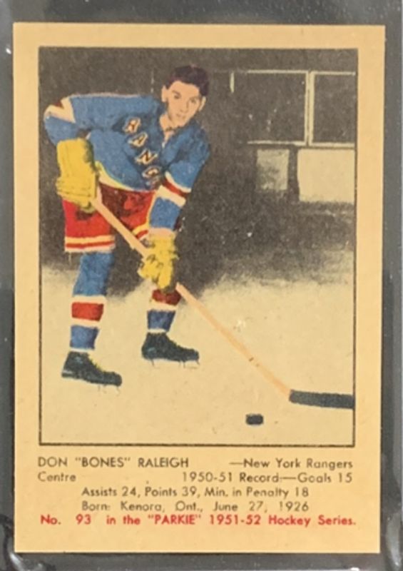 1951 Parkhurst #93 Base