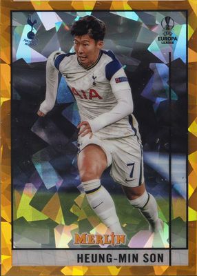 2020 Topps Merlin Chrome UEFA Champions League #44 Gold Atomic Refractor /50