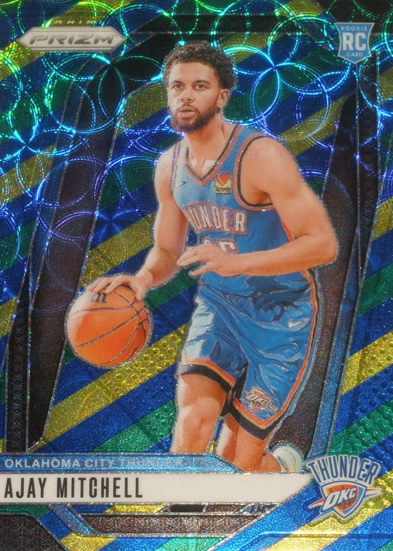 Ajay Mitchell 2024 Prizm #226 Choice Blue Yellow Green Price Guide 