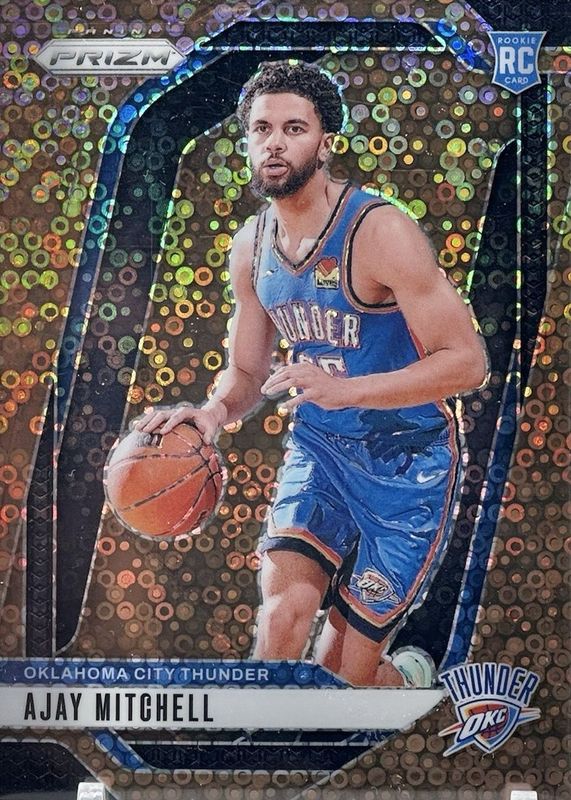 Ajay Mitchell 2024 Prizm #226 Fast Break Bronze /20 Rookie RAW