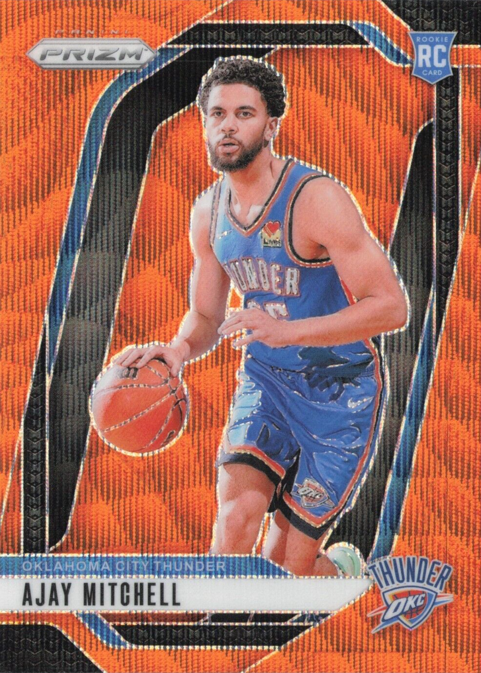 Ajay Mitchell 2024 Prizm #226 Orange Wave /60 Price Guide - Sports