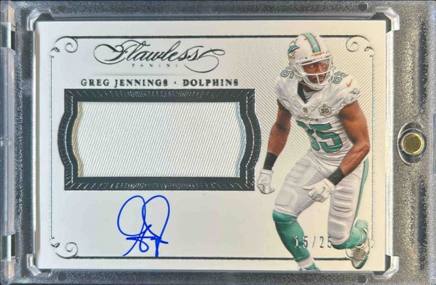 2018 Flawless #PA-GJ 2015 Flawless Patches Autographs /25