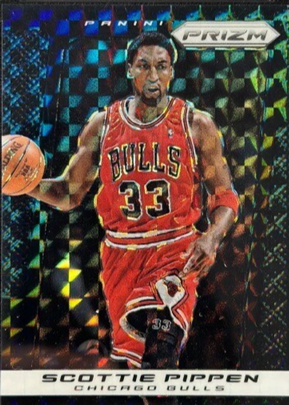 Scottie Pippen 2013 Prizm #223 Black Mosaic /1 RAW