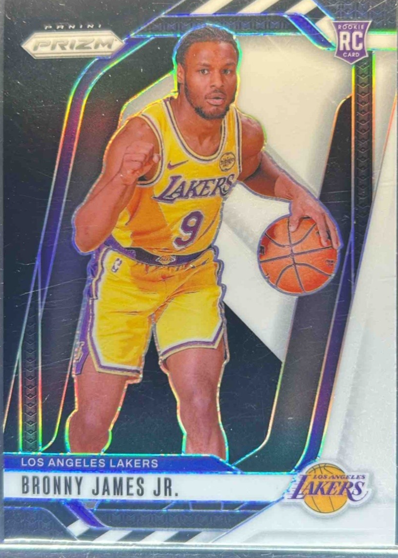 Bronny James Jr. 2024 Prizm #243 White Tiger Stripe /(SSP) Price