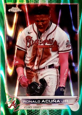 2022 Topps Chrome Sonic #165 Green RayWave Refractor /99
