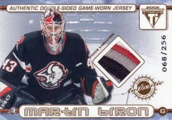 2001 Pacific Private Stock Titanium #66 Authentic Double Sided Patches /56