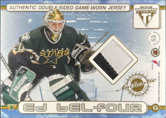 2001 Pacific Private Stock Titanium #53 Authentic Double Sided Patches /56