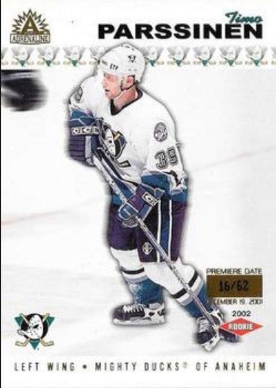 2001 Pacific Adrenaline #202 Premiere Date /62