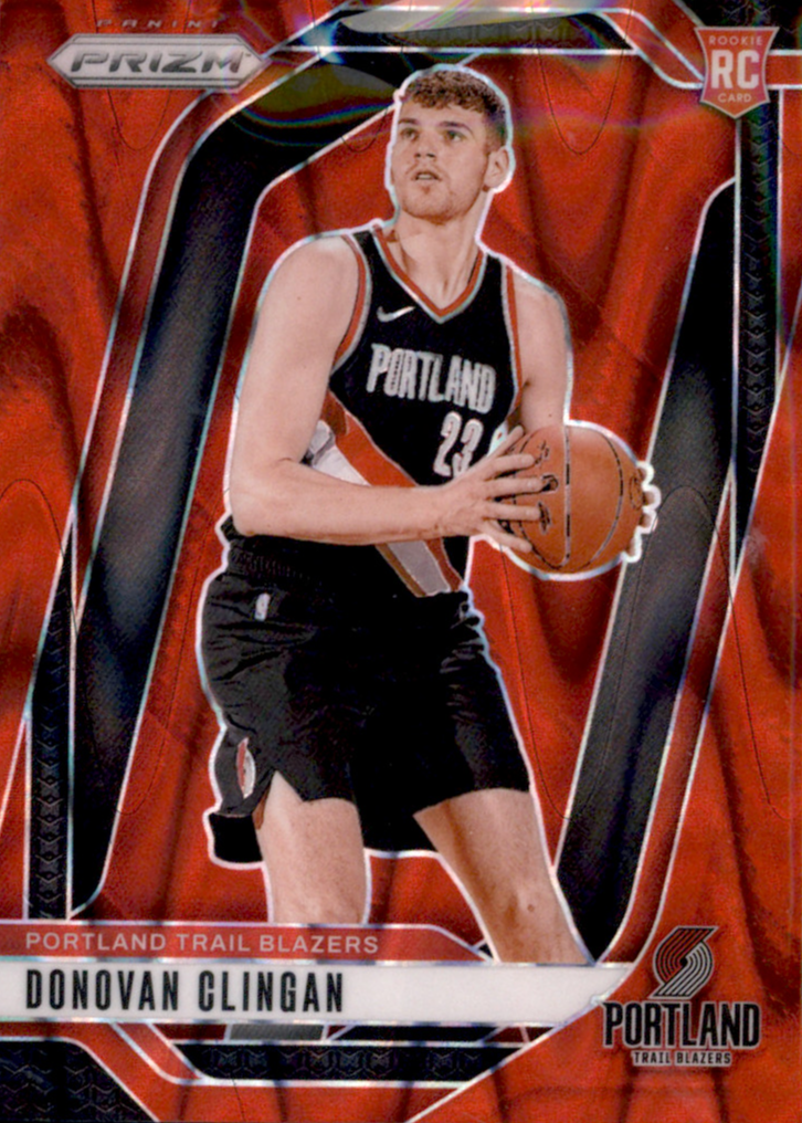Donovan Clingan 2024 Prizm #221 Red Seismic /299 Price Guide