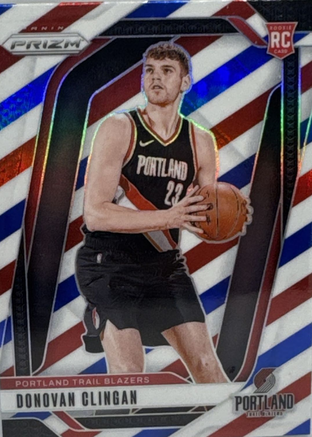 やんやん様　グリーティングカード Donovan Clingan 2024 Prizm #221 Red White Blue Price Guide