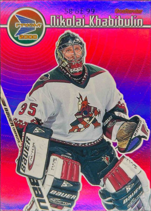 Nikolai Khabibulin 1999 Pacific Prism #108 Holographic Purple /99 Price  Guide - Sports Card Investor