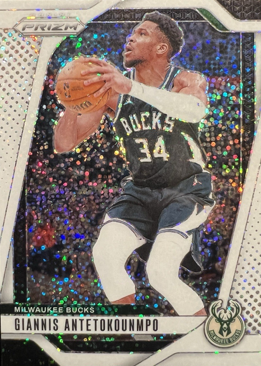 Giannis Antetokounmpo 2024 Prizm #85 White Sparkle /(SSP