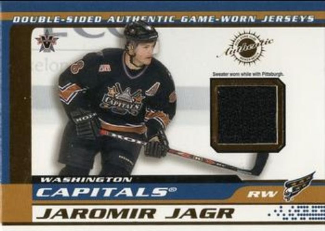 2001 Pacific Vanguard #33 Double Sided Authentic Game Worn Jerseys