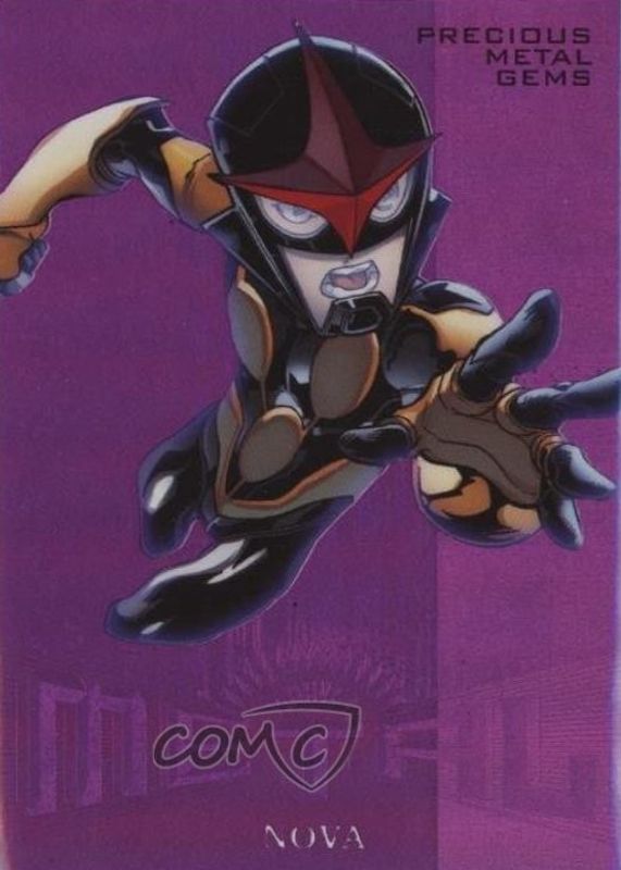 2017 Fleer Ultra Spider-Man #MM41 Precious Metal Gems Purple /5