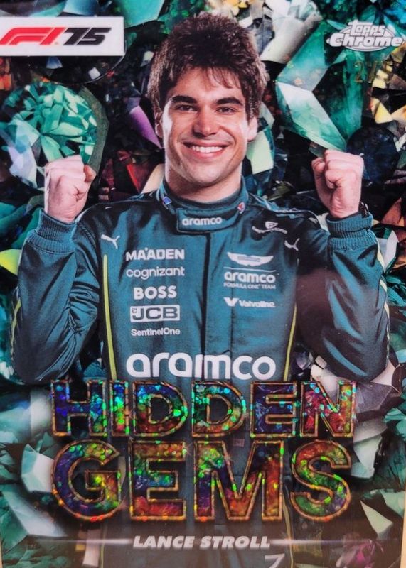 2025 Topps Chrome Formula 1 #HG-17 Hidden Gems - Alexandrite Blue /5