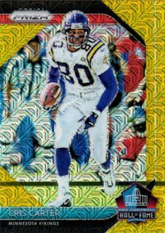 2018 Prizm #HOF-28 Hall of Fame - Gold Mojo /10